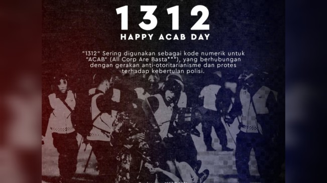 ACAB 1312. [Instagram]